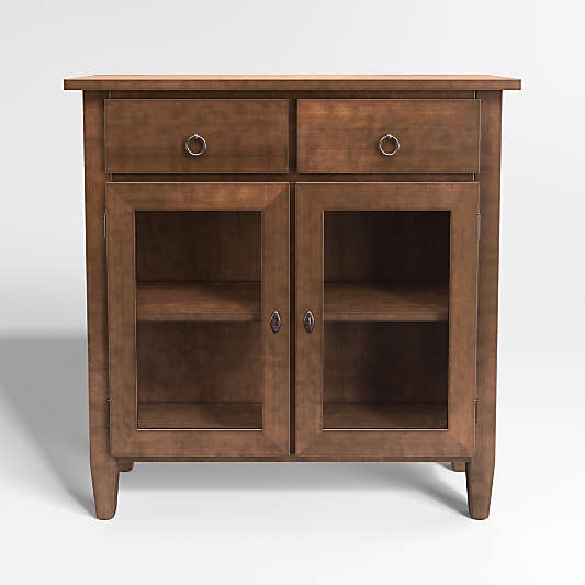 Stretto Nero Noce Entryway Cabinet