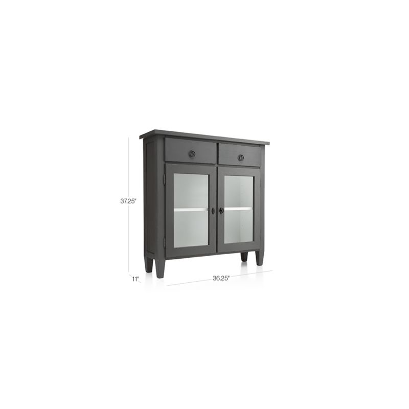 View Stretto Grey Entryway Cabinet - image 2 of 9