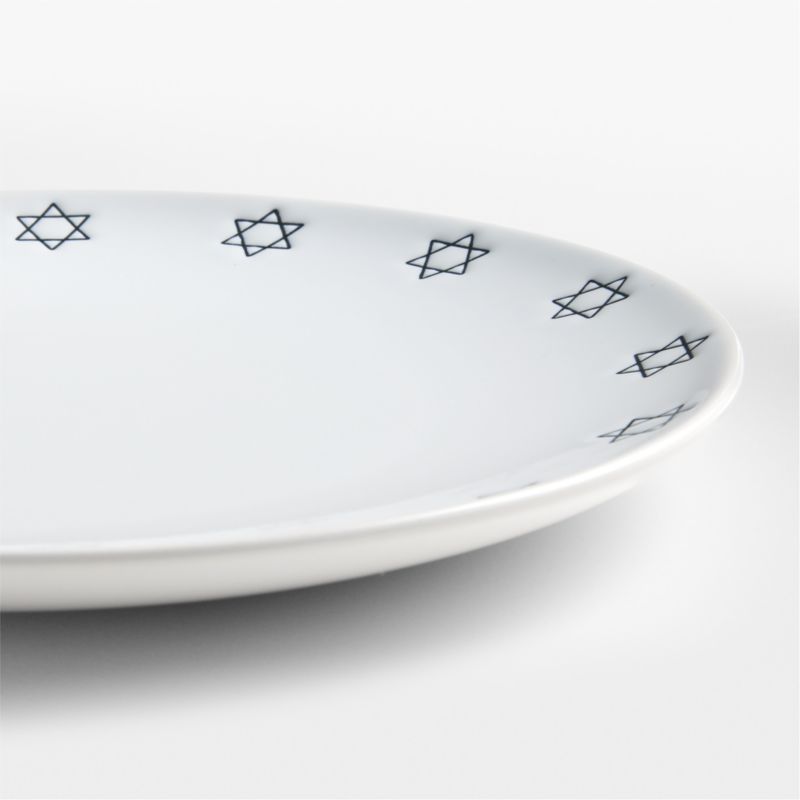Star of David Hanukkah Stoneware Dinner Plate - image 1 of 2