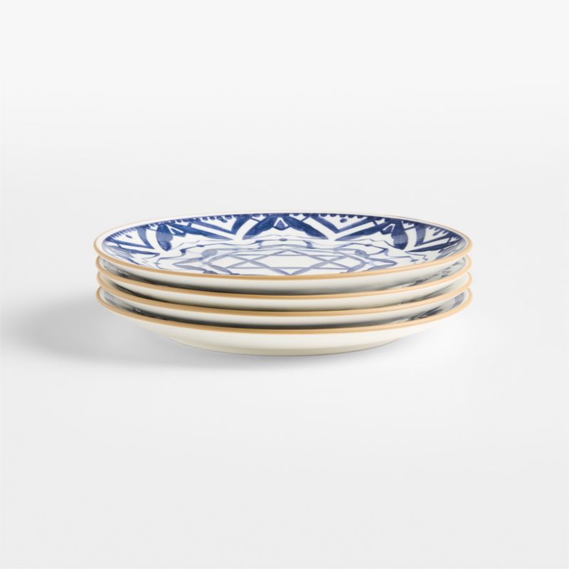 Star of David Hanukkah Salad Plates, Set of 4 - image 2 of 3
