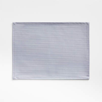 Easy-Clean Striped Natural Placemat + Reviews | Crate & Barrel