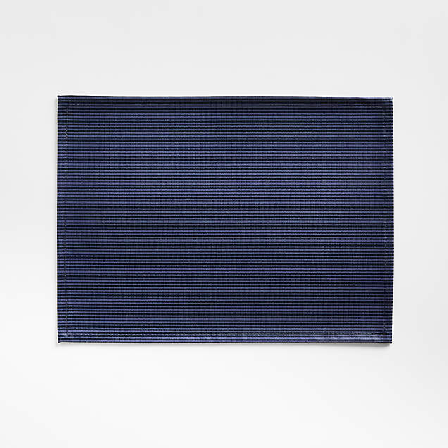 Chilewich Maze Navy Placemat + Reviews Crate & Barrel