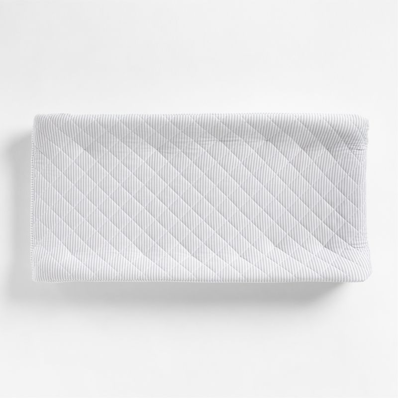 Baby's First Stripe Organic Jersey Baby Changing Pad Cover