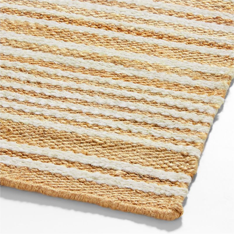 Striped Chenille Ivory Kids Area Rug 8x10 - image 8 of 11