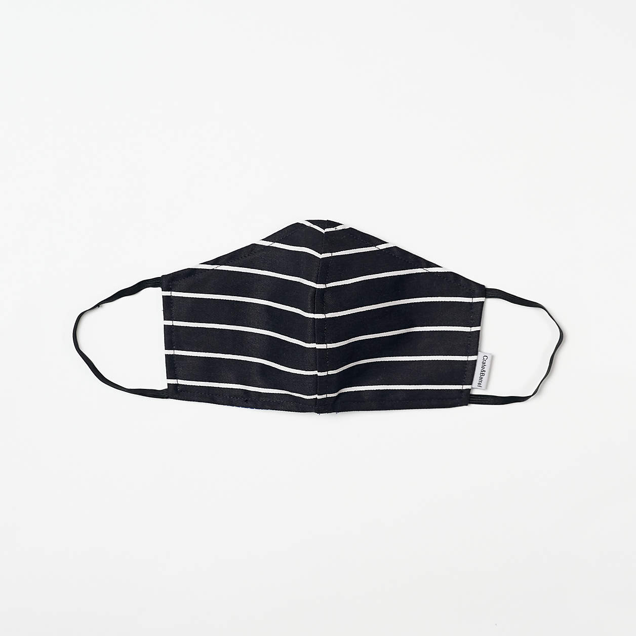 Adult Striped Fabric Washable Face Mask + Reviews - Crate and Barrel Canada