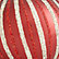 Striped Red and Gold Glitter