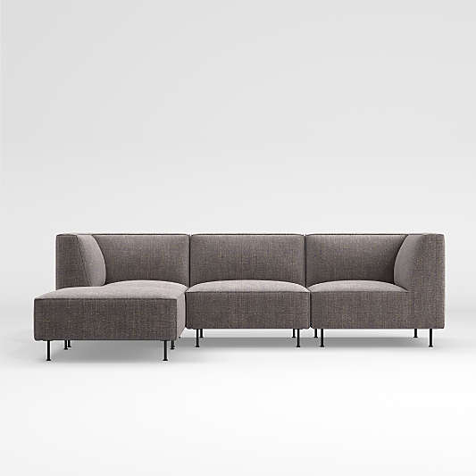 Strom 4-Piece Reversible Sectional Sofa with Ottoman