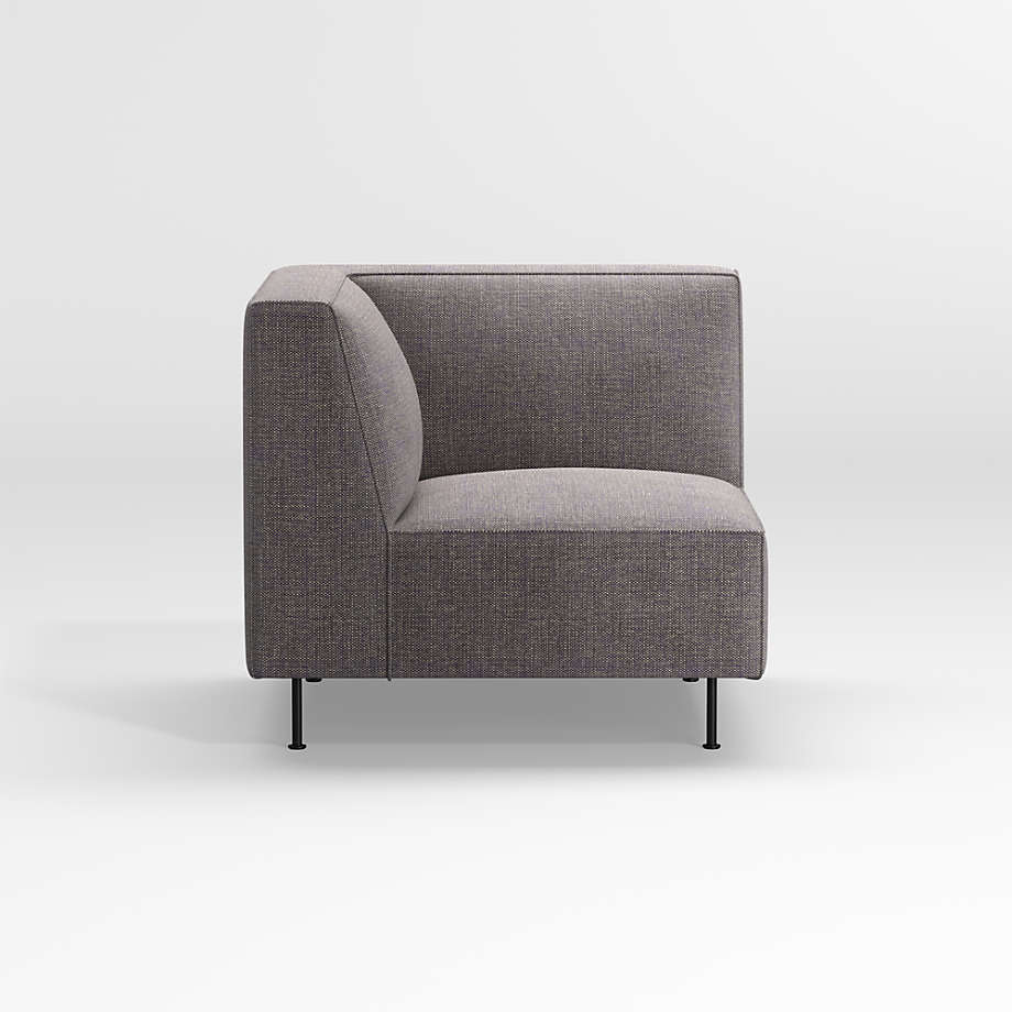 Corner top barrel chair