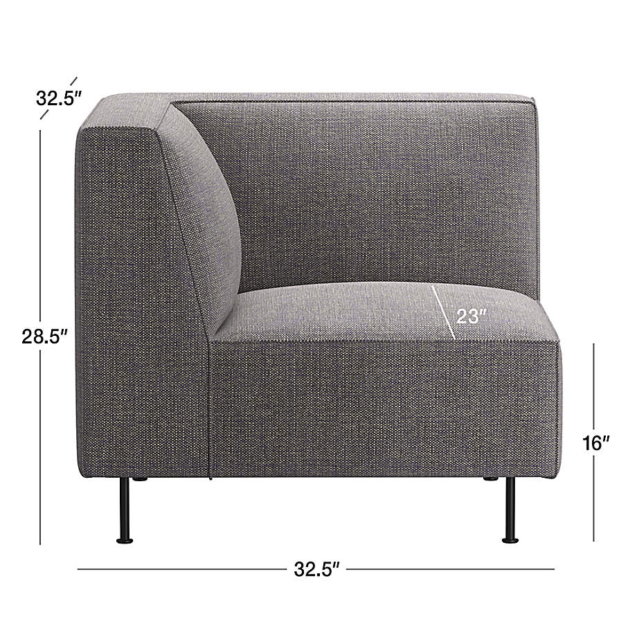 Modern top corner chair