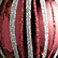 Striped Red and Silver Glitter