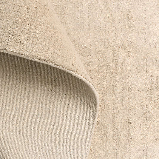 Stratton Performance Handwoven Beige Rug Swatch 12"x18"