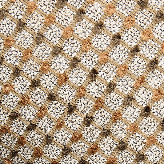Strung 24"x16" Brulee Brown Throw Pillow Cover by Venus Williams