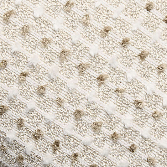 Strung 24"x16" Natural Taupe Throw Pillow Cover by Venus Williams