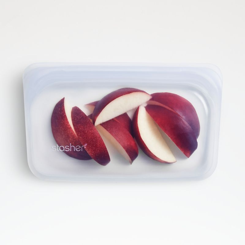 Stasher Clear Reusable Silicone Snack Bag