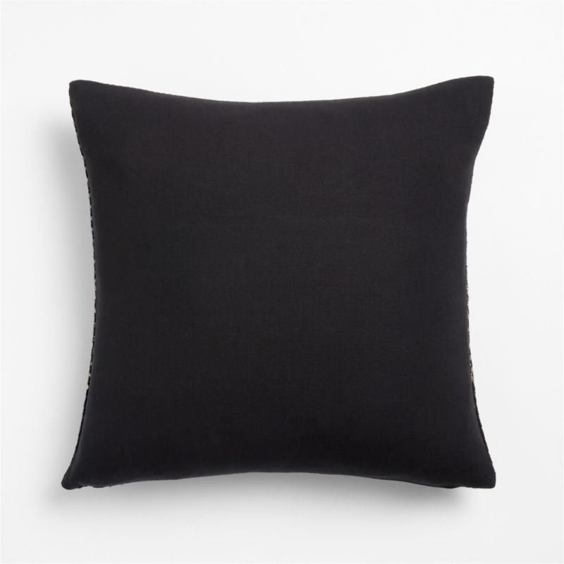 Stowell Cotton, Wool and Silk Blend 20"x20" Blue Throw Pillow Cover - image 1 of 5