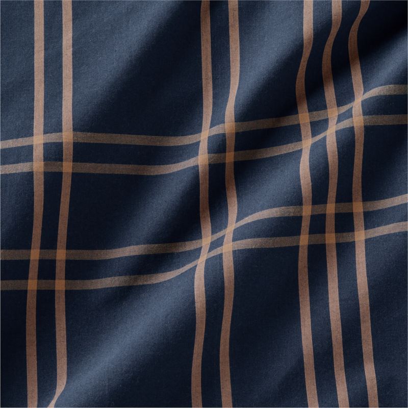 Stax Kids Deep Indigo Organic Yarn Dyed Kids Full/Queen Duvet Cover - image 3 of 7