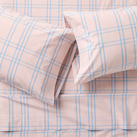 Stax Lilac Rose Organic Yarn Dyed Kids Sheet Set