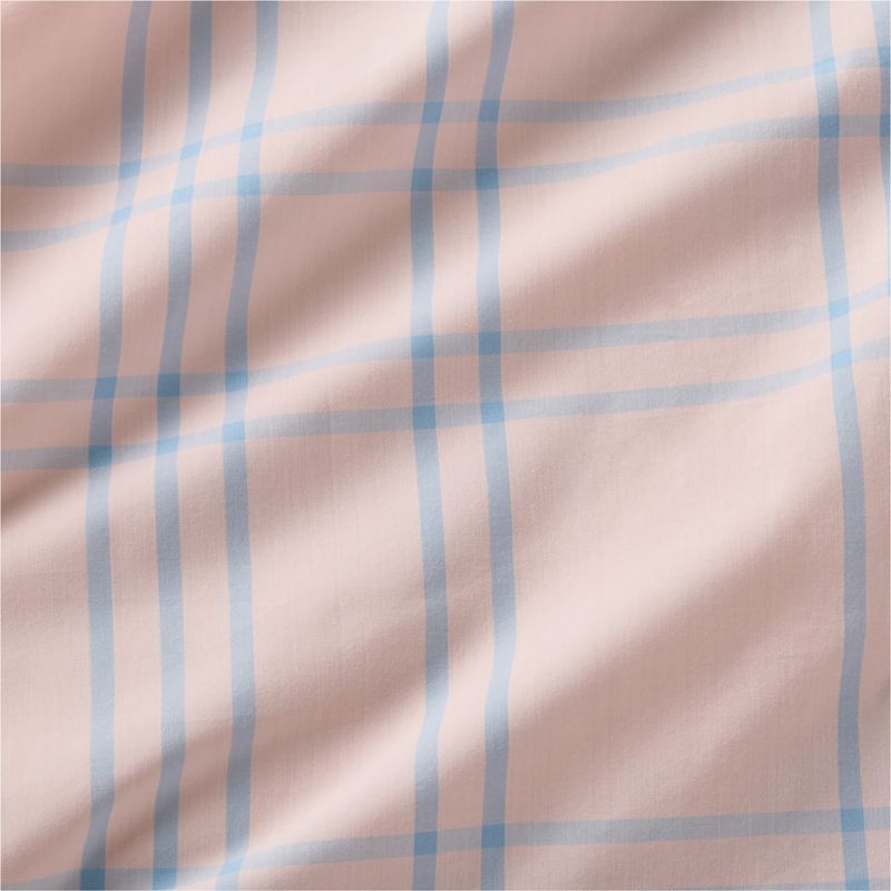 Stax Kids Lilac Rose Organic Yarn Dyed Kids Full/Queen Duvet Cover - image 3 of 7