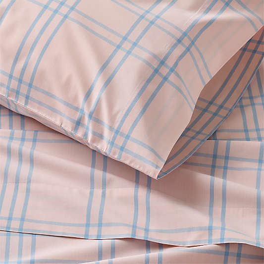 Stax Lilac Rose Organic Yarn Dyed Kids Sheet Set