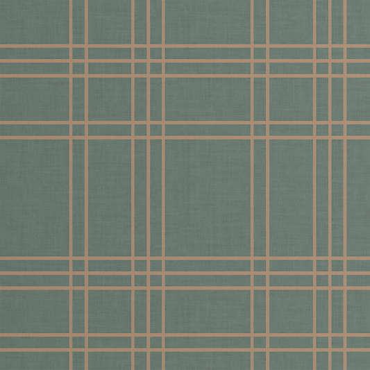 Stax Pine Green Wallpaper