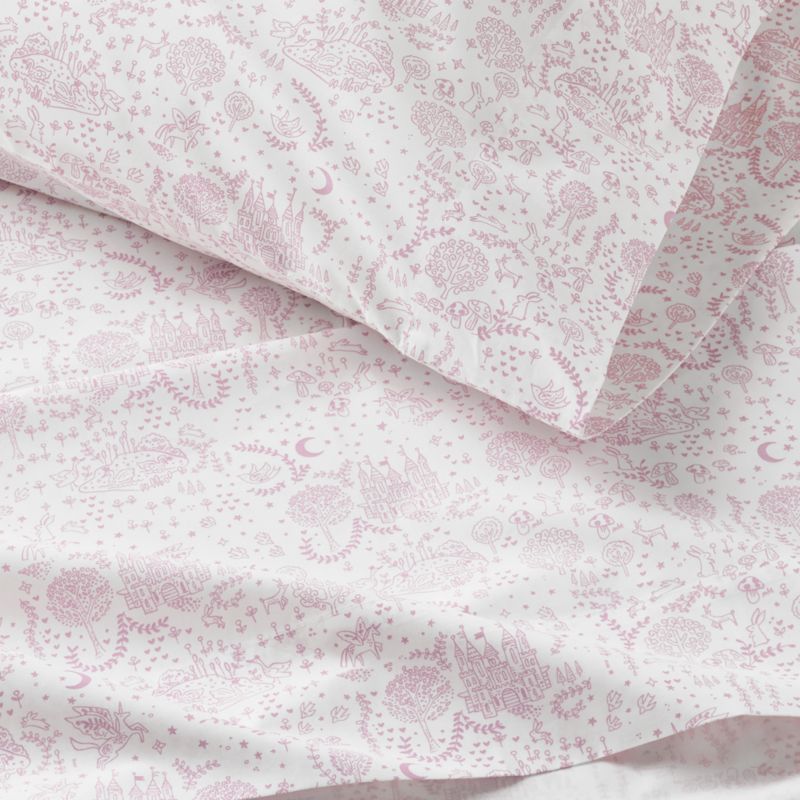 Stay Cool Enchanted Dreams 100% Organic Cotton Kids Twin Sheet Set - image 2 of 5