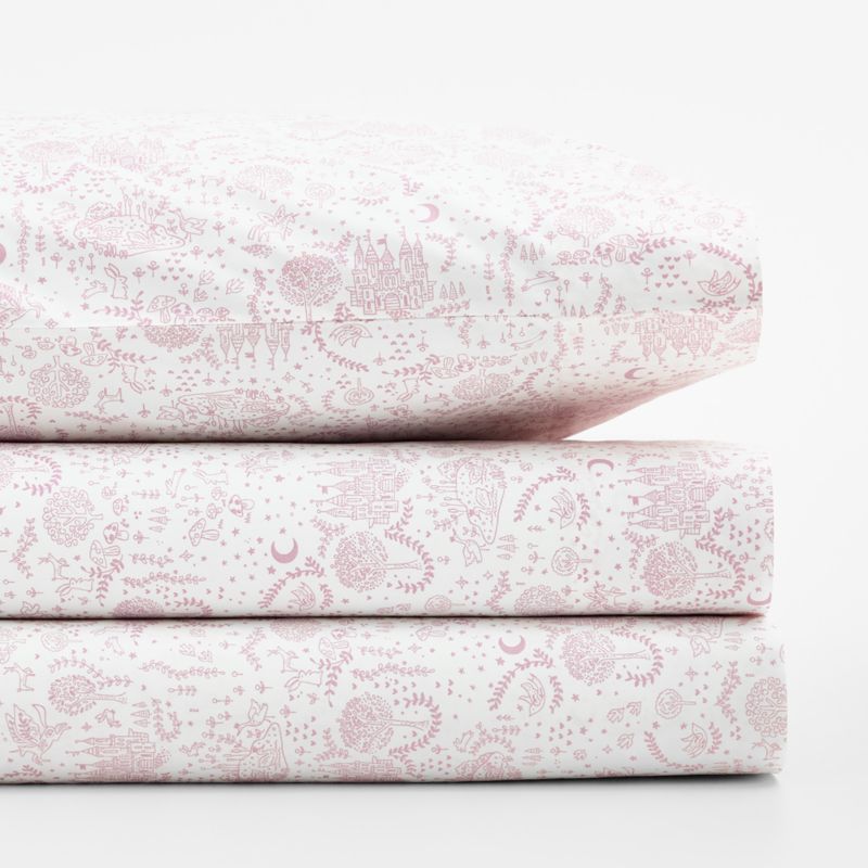 Stay Cool Enchanted Dreams 100% Organic Cotton Kids Twin Sheet Set - image 1 of 5