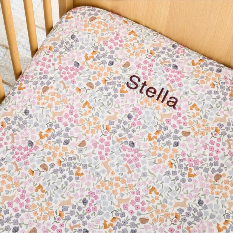 Stay Cool Wonderland Prairie 100% Organic Cotton Baby Crib Fitted Sheet - image 3 of 8