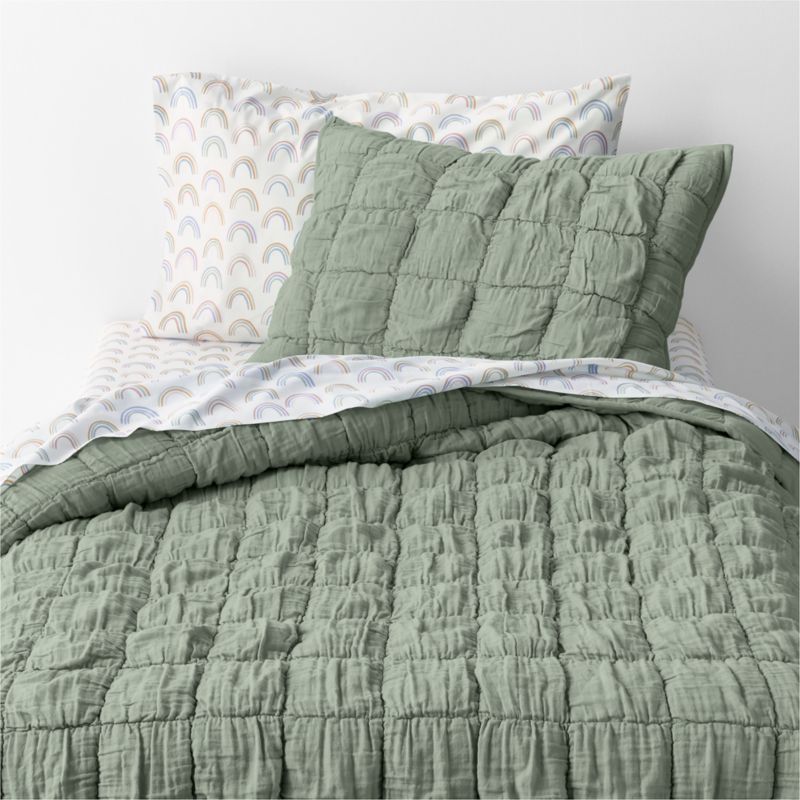 Stay Cool Gemma Rainbow 100% Organic Cotton Kids Twin Sheet Set - image 5 of 6