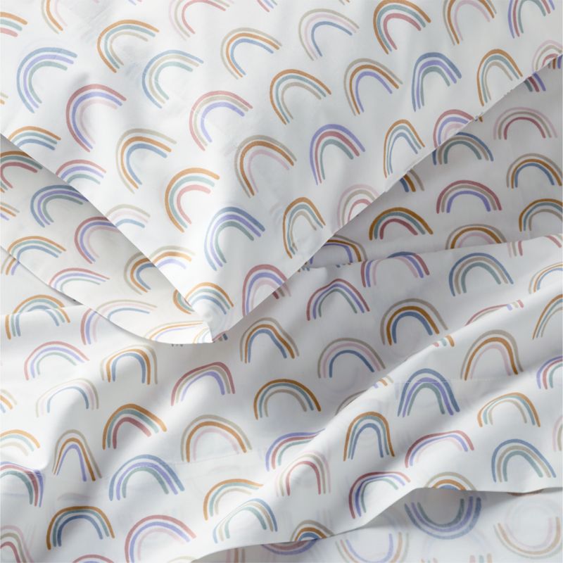 Stay Cool Gemma Rainbow 100% Organic Cotton Kids Twin Sheet Set - image 2 of 6