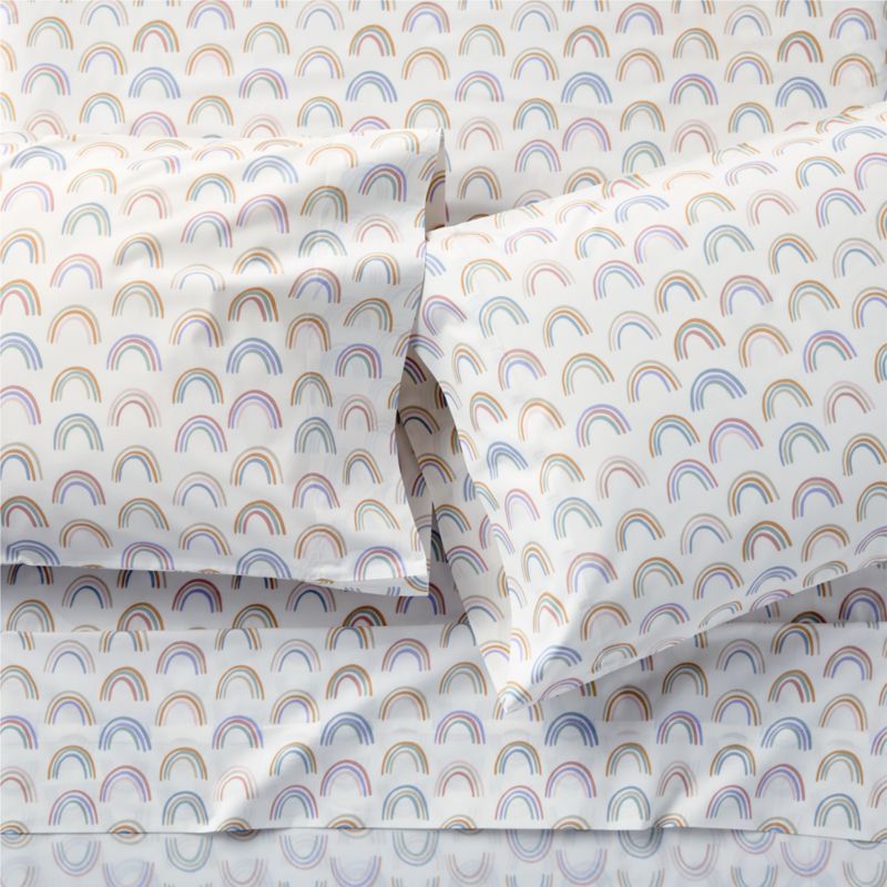 Stay Cool Gemma Rainbow 100% Organic Cotton Kids Twin Sheet Set - image 3 of 6