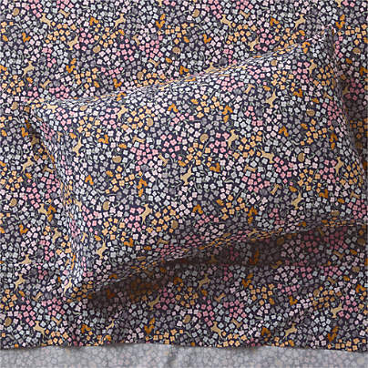Stay Cool Midnight Wonderland Prairie 100% Organic Cotton Kids Twin Sheet Set