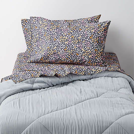 Stay Cool Midnight Wonderland Prairie 100% Organic Cotton Kids Queen Sheet Set