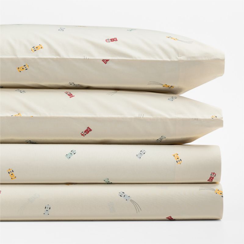 Stay Cool Victory Laps 100% Organic Cotton Kids Full Sheet Set - image 1 of 6