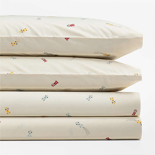 Stay Cool Victory Laps 100% Organic Cotton Kids Queen Sheet Set