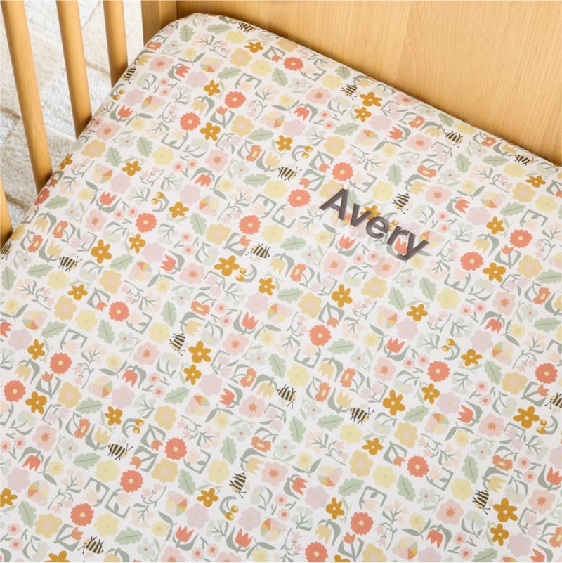 Stay Cool Wonderland Prairie 100% Organic Cotton Baby Crib Fitted Sheet - image 3 of 8