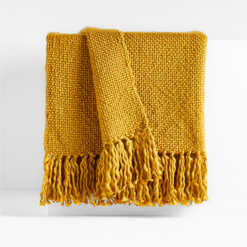 Ochre blanket sale