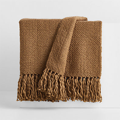 View Styles Brulee Brown 70"x55" Throw Blanket details