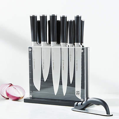 Schmidt Brothers ® Black Subway 15-Piece Knife Block Set