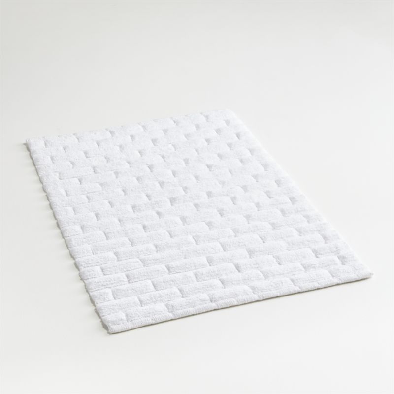 Chase Organic Cotton White Bath Mat 24x36 + Reviews