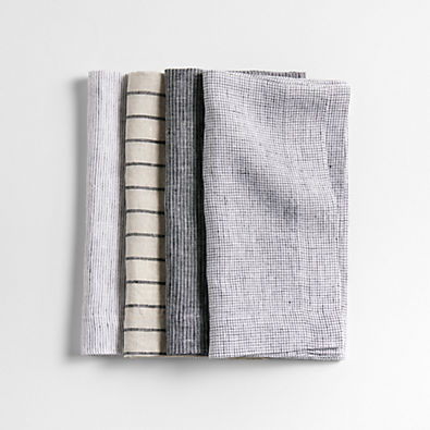 View Suits Linen Cloth Dinner Napkins, Set of 4 details