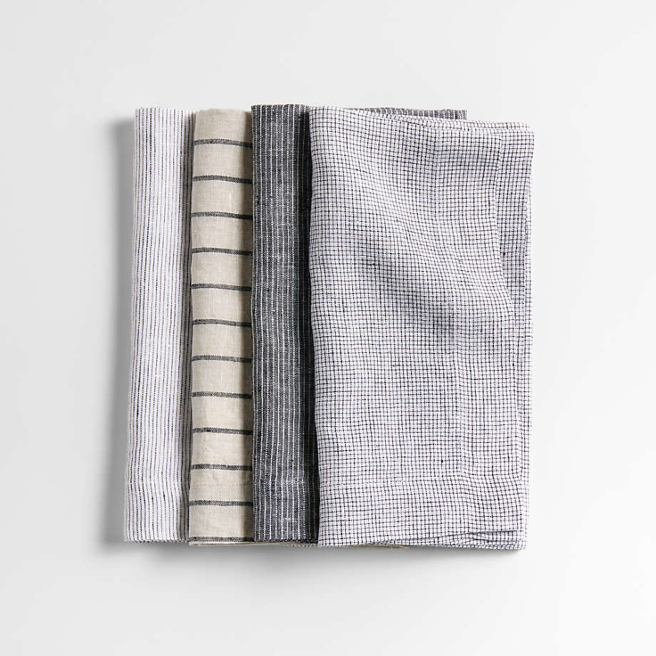 Suits Linen Cloth Dinner Napkins, Set of 4 + Reviews | Crate & Barrel