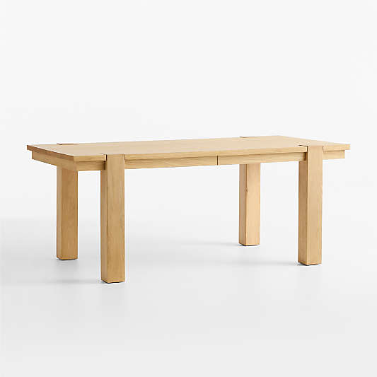 Sullivan 73"-95" Oak Wood Extendable Dining Table