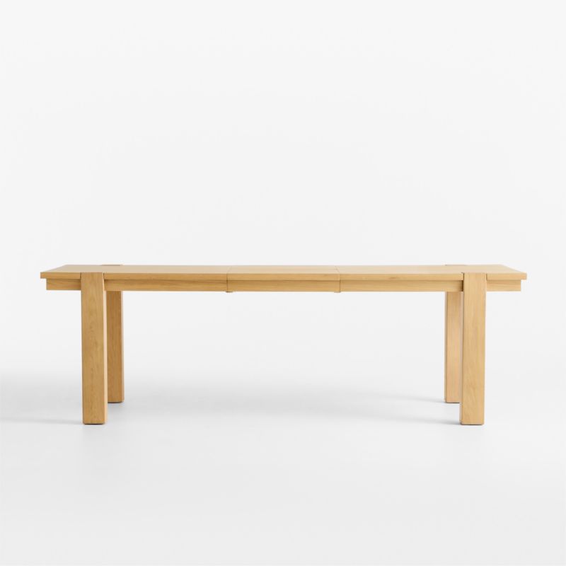 Sullivan 73"-95" Oak Wood Extendable Dining Table - image 4 of 7