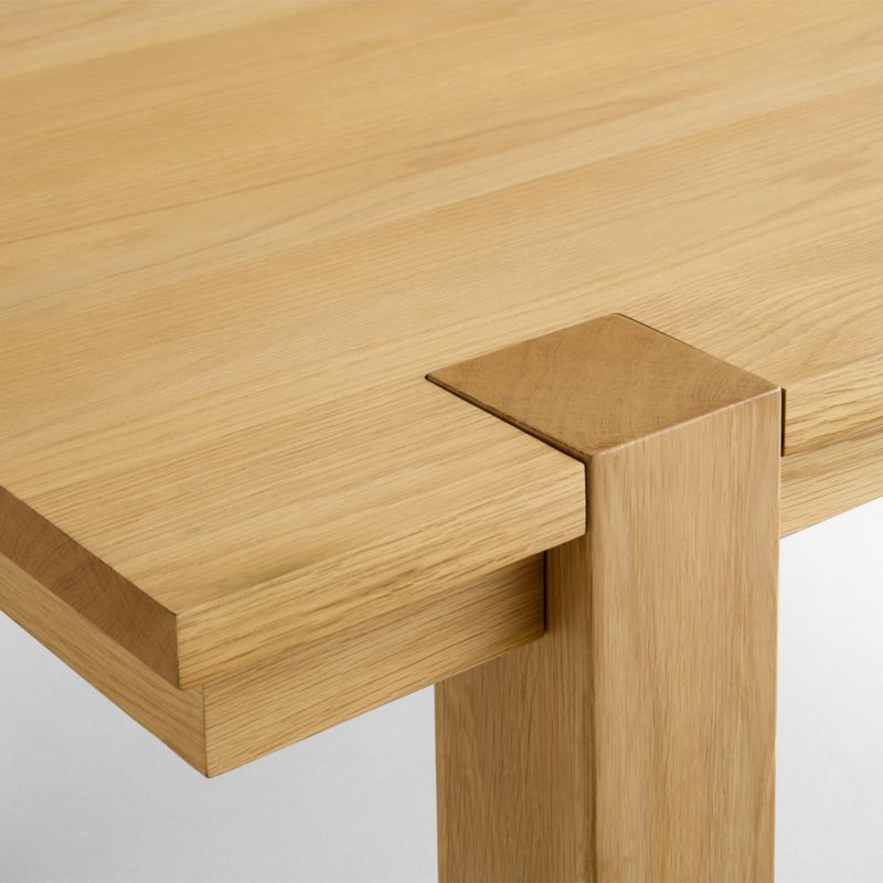 Sullivan 73"-95" Oak Wood Extendable Dining Table - image 6 of 7