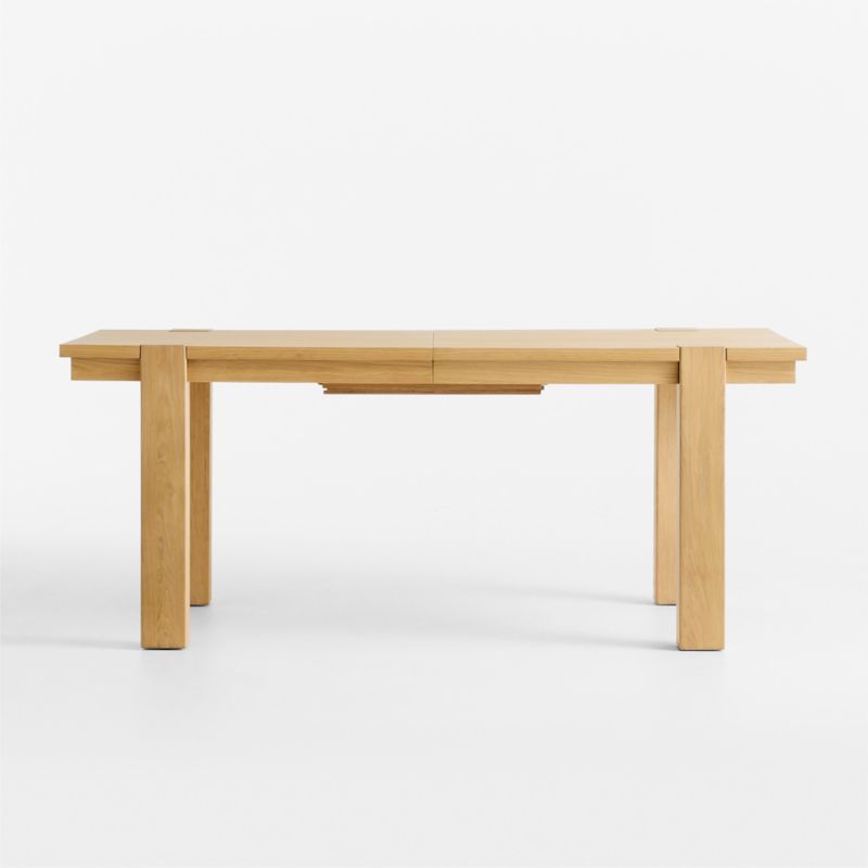 Sullivan 73"-95" Oak Wood Extendable Dining Table - image 1 of 7
