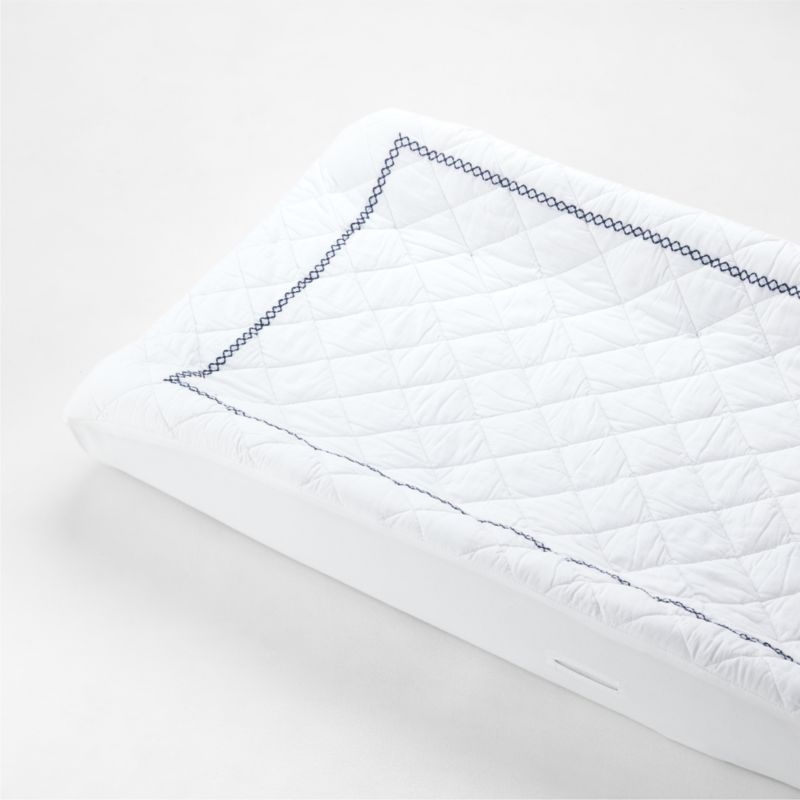 Modern Sun and Moon Organic Baby Changing Pad Cover + Reviews Crate