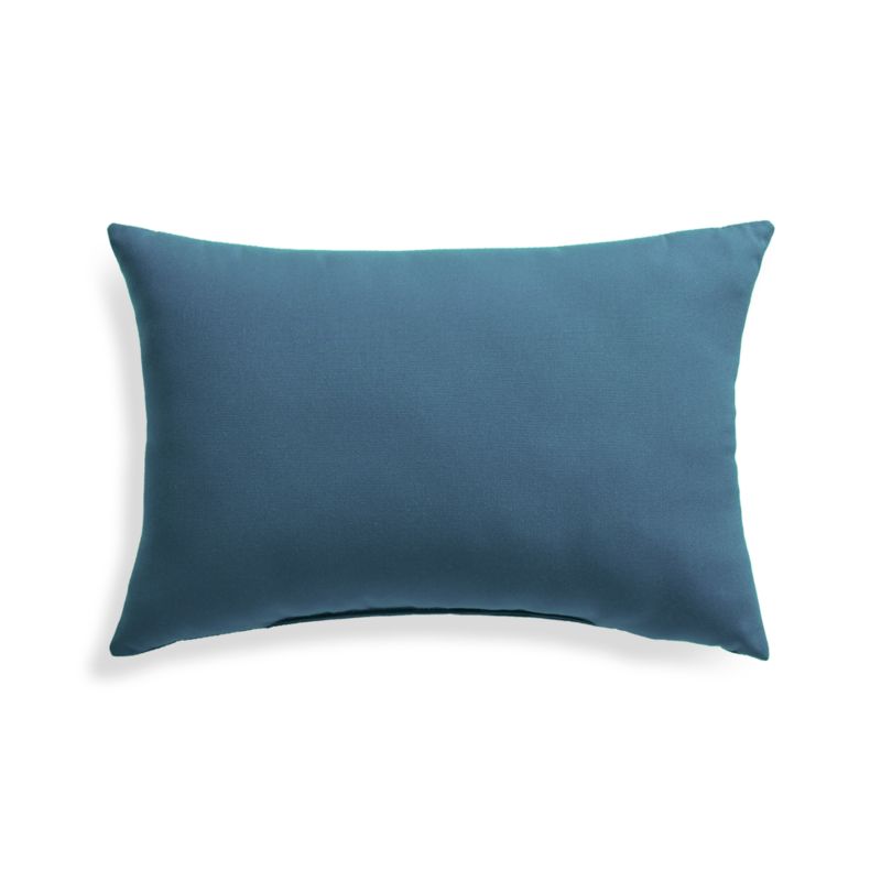 Sunbrella ® 20"x13" Sapphire Outdoor Lumbar Pillow - image 3 of 4