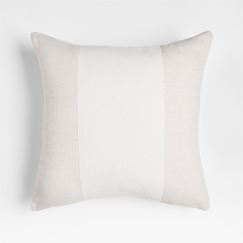 Sunbrella ® 20"x20" Ivory Arlo Stripe Outdoor Throw Pillow - image 0 of 7