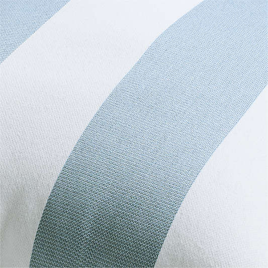 Sunbrella ® 20"x20" Cabana Bunbury Blue Stripe Outdoor Throw Pillow