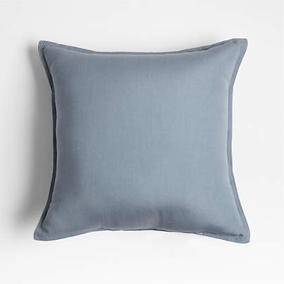 Sunbrella ® 20"x20" Haze Blue Outdoor Throw Pillow